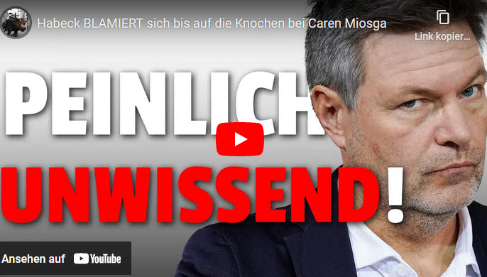 Habeck blamiert sich bis auf die Knochen bei Caren Miosga